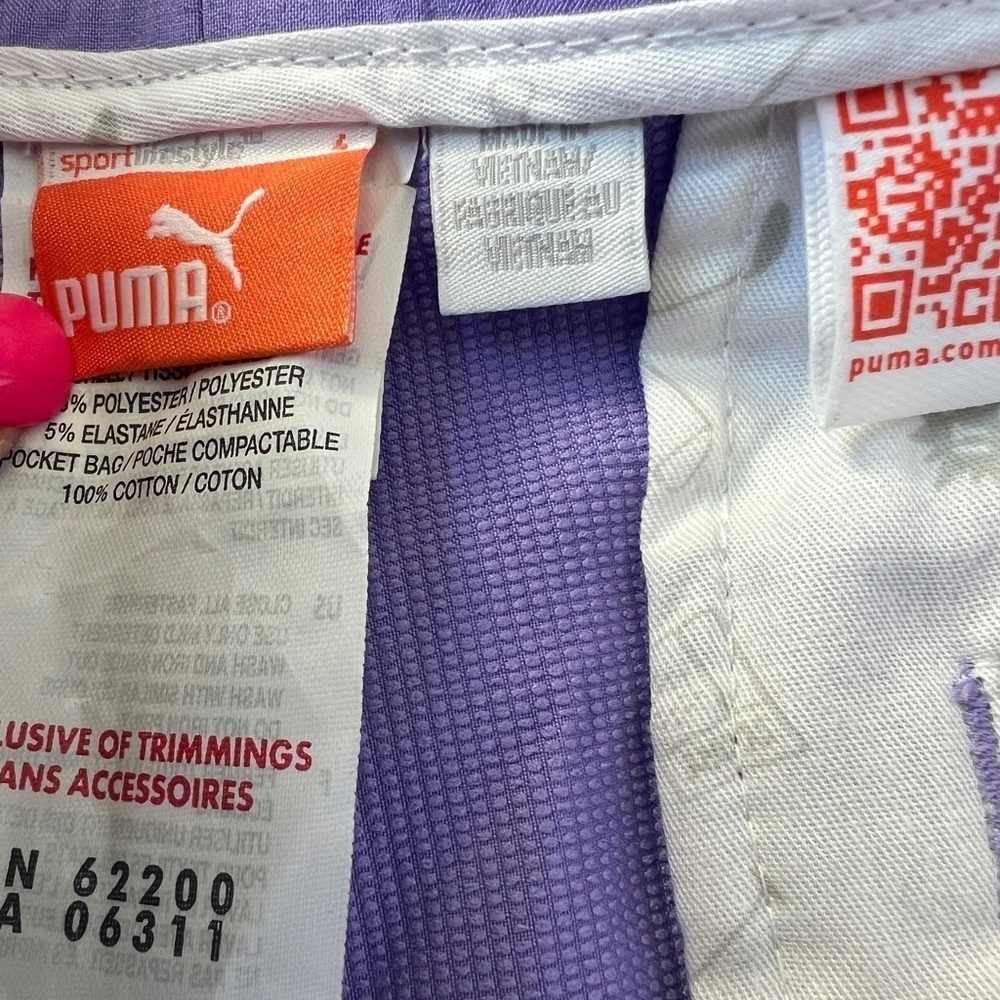 PUMA Purple Women’s Bermuda Golf Shorts Size 4 - Picture 4 of 8